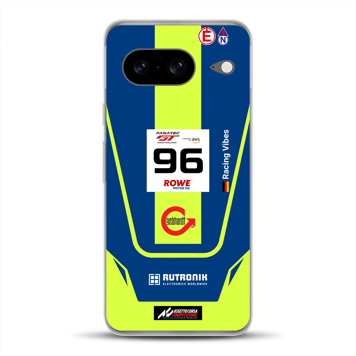 Porsche 911 GT3 R GTWC #96 Livery - Housse de téléphone portable personnalisée pour Google