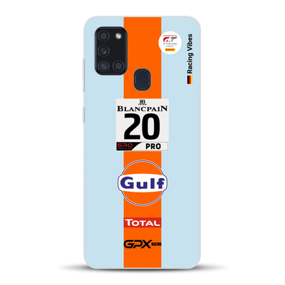 Gulf Porsche GT Livery - Custom phone case for Samsung