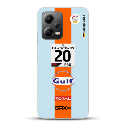 Gulf Porsche GT Livery - Individuelle Handyhülle für Xiaomi