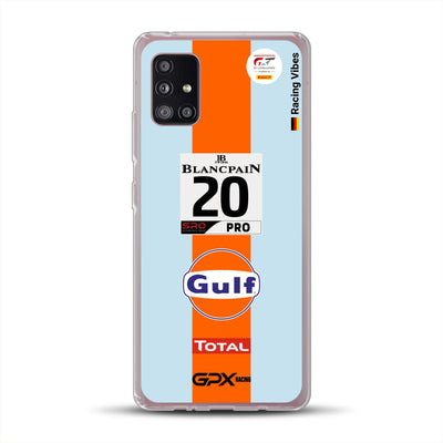 Gulf Porsche GT Livery - Custom phone case for Samsung
