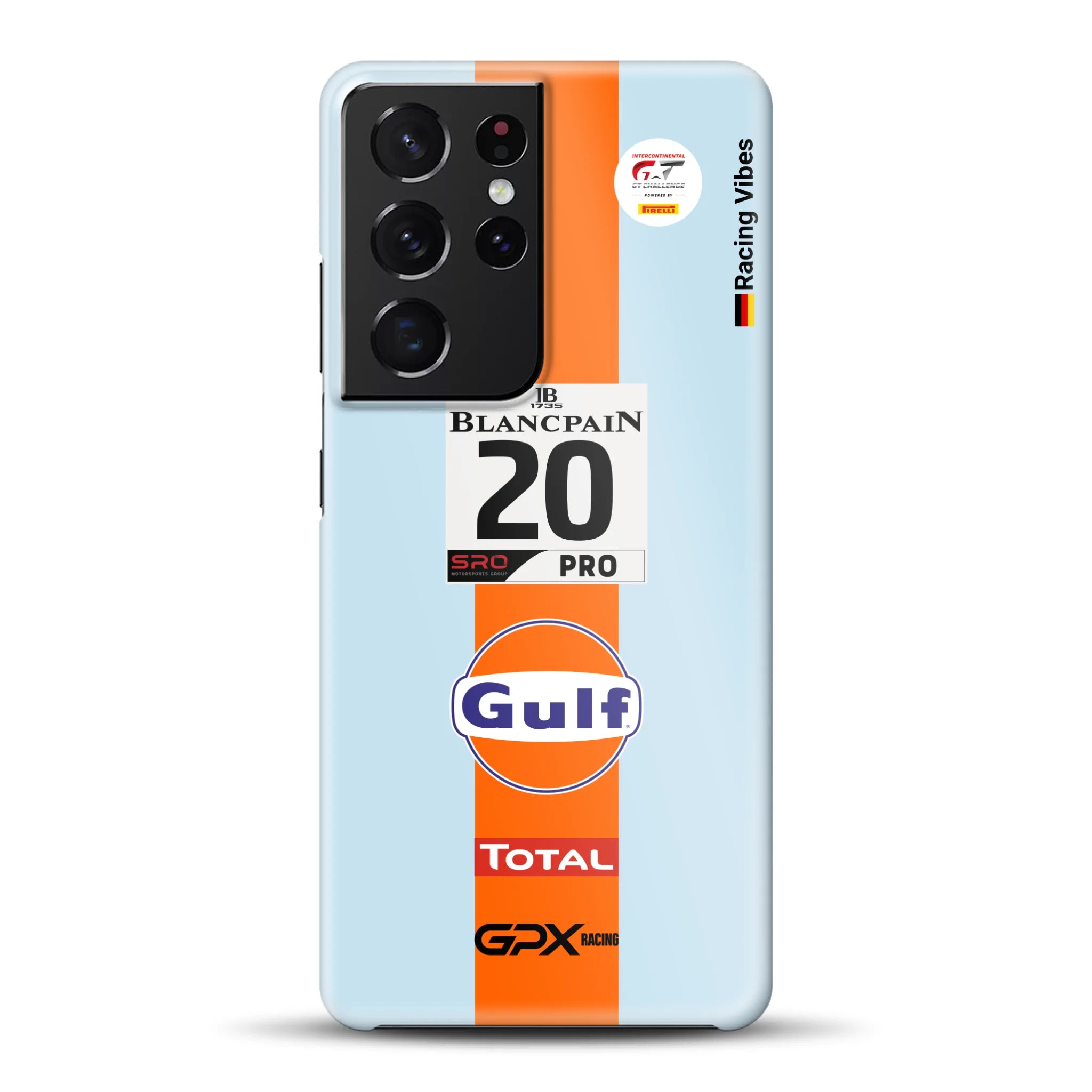 Gulf Porsche GT Livery -  Custodia rigida per Samsung