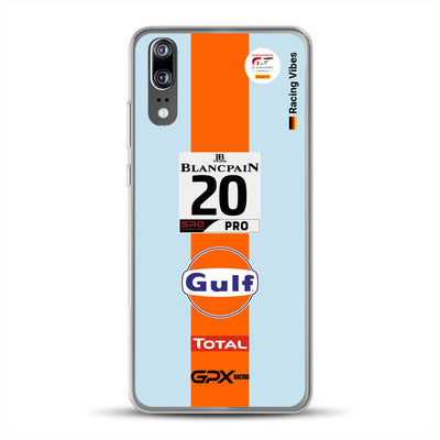 Gulf Porsche GT Livery - Custom phone case for Huawei