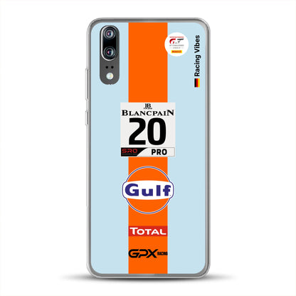 Gulf Porsche GT Livery - Custom phone case for Huawei