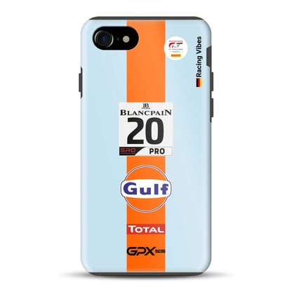 Gulf Porsche GT Livery – Custodia premium personalizzata per iPhone