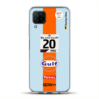 Gulf Porsche GT Livery - Custom phone case for Huawei
