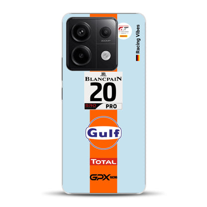 Gulf Porsche GT Livery - Individuelle Handyhülle für Xiaomi