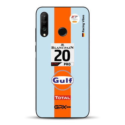 Gulf Porsche GT Livery - Custom phone case for Huawei
