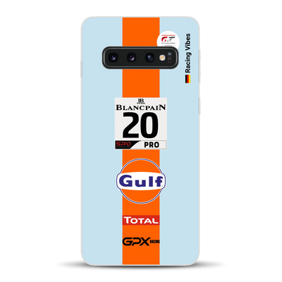 Gulf Porsche GT Livery - Custom phone case for Samsung