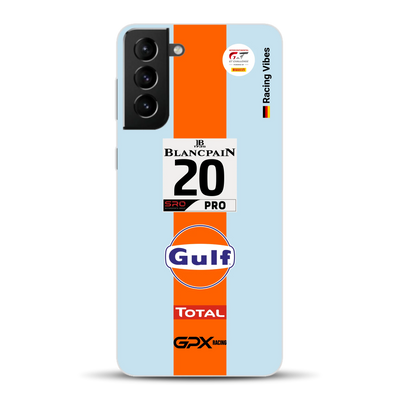 Gulf Porsche GT Livery - Custom phone case for Samsung