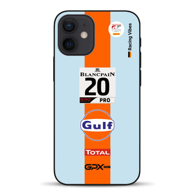 Gulf Porsche GT Livery - Individuelle Handyhülle für iPhone