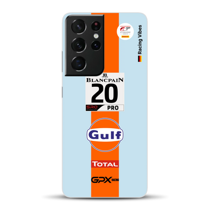 Gulf Porsche GT Livery - Individuelle Handyhülle für Samsung