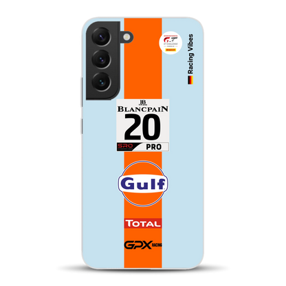 Gulf Porsche GT Livery - Individuelle Handyhülle für Samsung