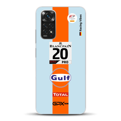 Gulf Porsche GT Livery - Individuelle Handyhülle für Xiaomi
