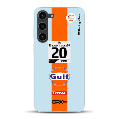 Gulf Porsche GT Livery - Individuelle Handyhülle für Samsung