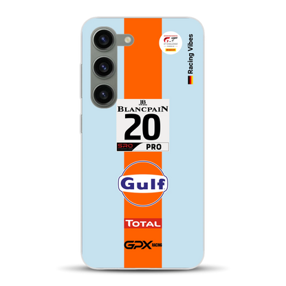 Gulf Porsche GT Livery - Individuelle Handyhülle für Samsung