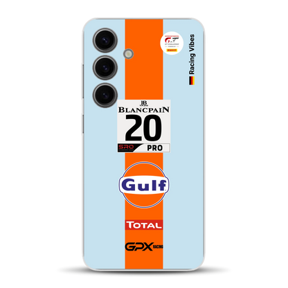 Gulf Porsche GT Livery - Individuelle Handyhülle für Samsung