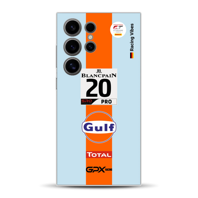 Gulf Porsche GT Livery - Custom phone case for Samsung