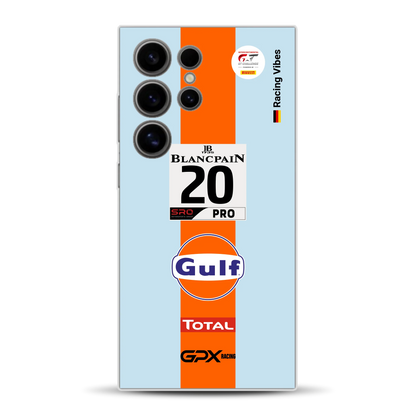 Gulf Porsche GT Livery - Individuelle Handyhülle für Samsung