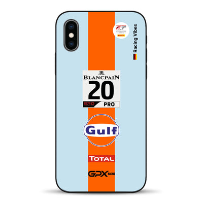 Gulf Porsche GT Livery - Individuelle Handyhülle für iPhone