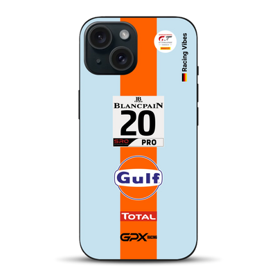 Gulf Porsche GT Livery - Individuelle Handyhülle für iPhone