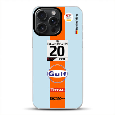 Gulf Porsche GT Livery - Individuelle Handyhülle für iPhone