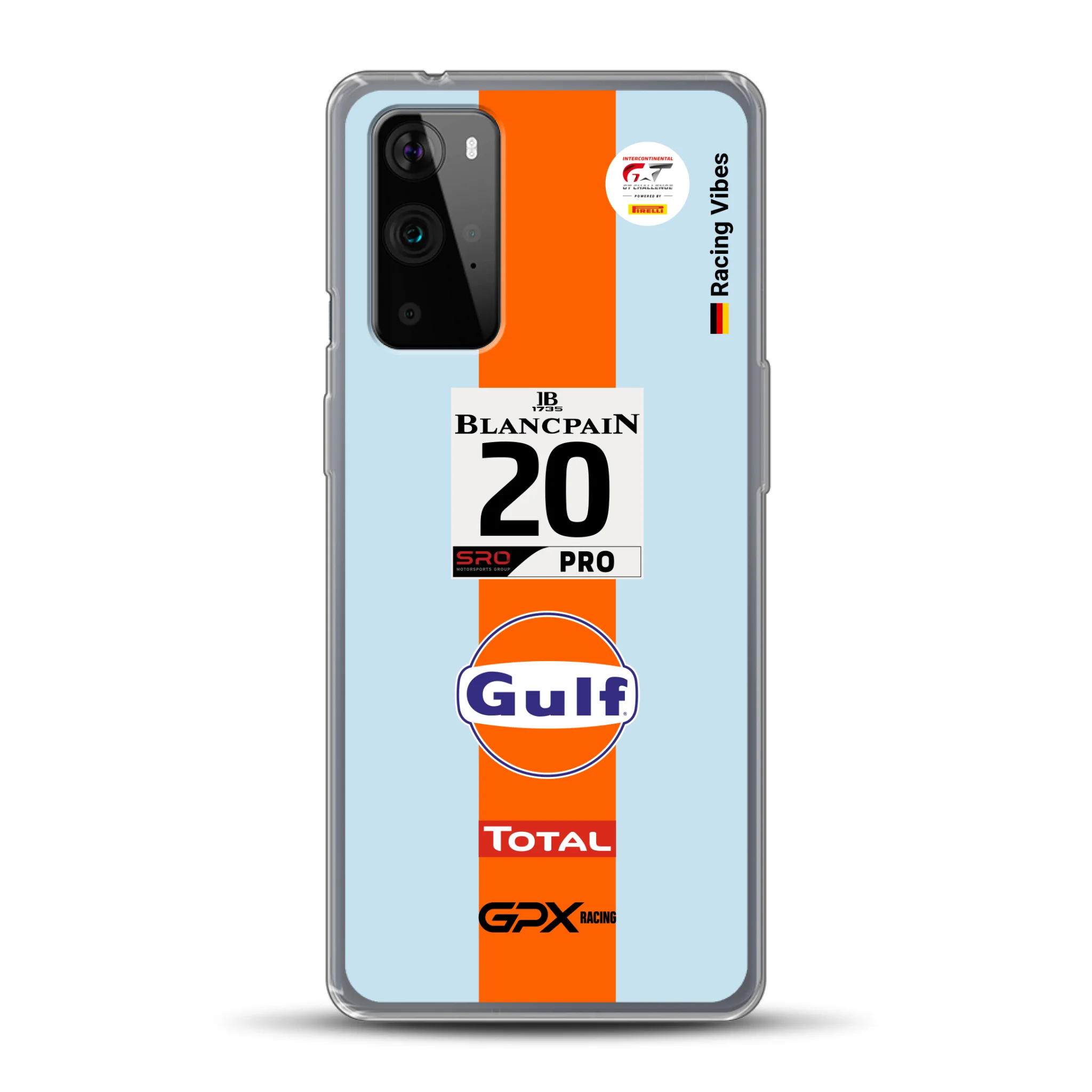 Gulf Porsche GT Livery - Custodia per cellulare personalizzata