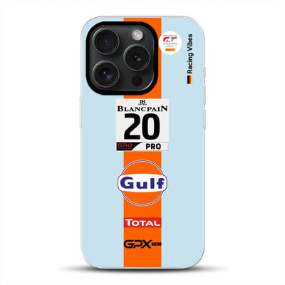 Gulf Porsche GT Livery - Individuelle Handyhülle für iPhone