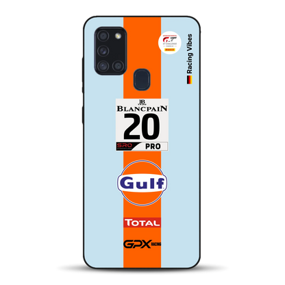 Gulf Porsche GT Livery - Individuelle Handyhülle für Samsung