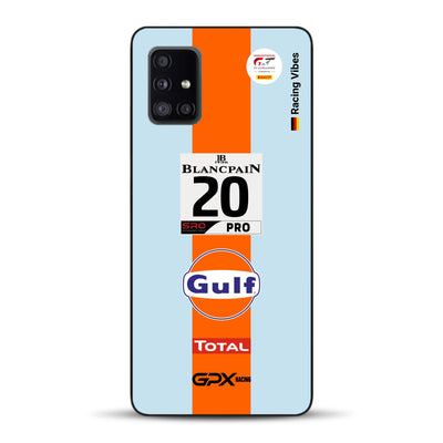 Gulf Porsche GT Livery - Custom phone case for Samsung