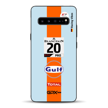 Gulf Porsche GT Livery - Individuelle Handyhülle für Samsung
