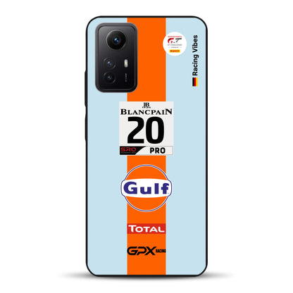 Gulf Porsche GT Livery - Individuelle Handyhülle für Xiaomi