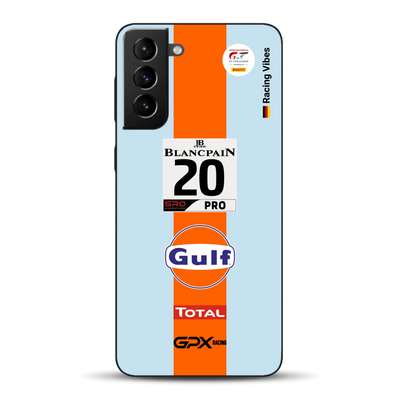 Gulf Porsche GT Livery - Custom phone case for Samsung