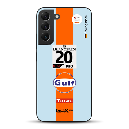 Gulf Porsche GT Livery - Individuelle Handyhülle für Samsung