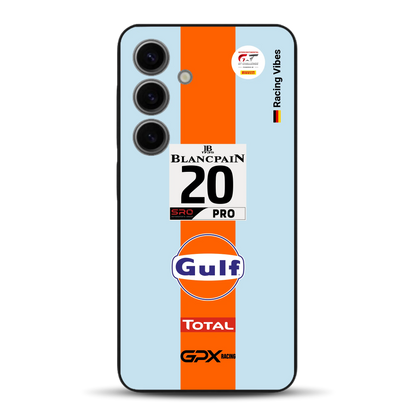 Gulf Porsche GT Livery - Individuelle Handyhülle für Samsung
