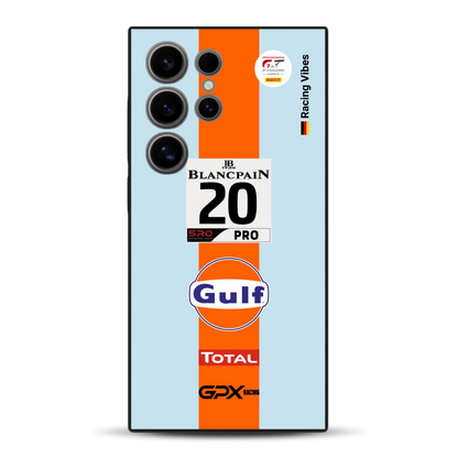 Gulf Porsche GT Livery - Individuelle Handyhülle für Samsung