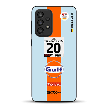 Gulf Porsche GT Livery - Individuelle Handyhülle für Samsung