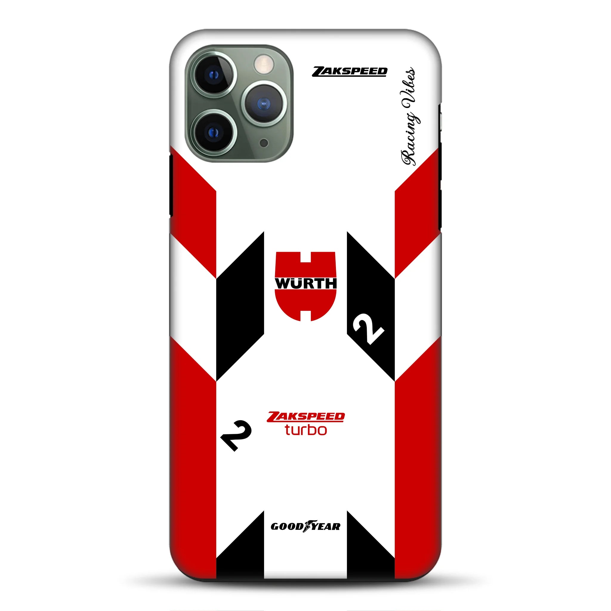 Ford Capri Turbo Gruppe 5 DRM 1980 & 1981 Klaus Ludwig Champion Livery – Custodia premium personalizzata per iPhone
