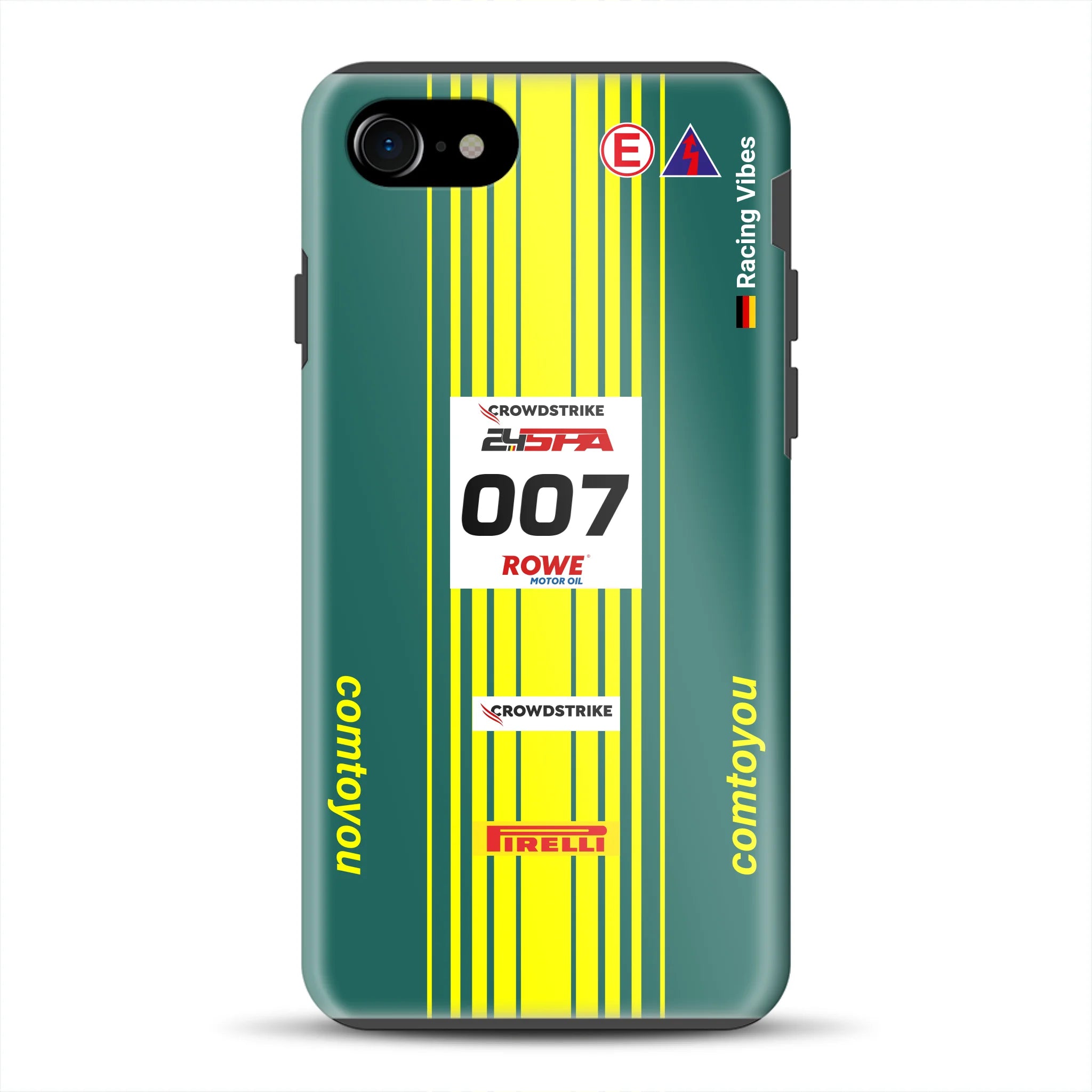 Vantage AMR GT3 Evo #007 Livery - Custodia premium personalizzata per iPhone