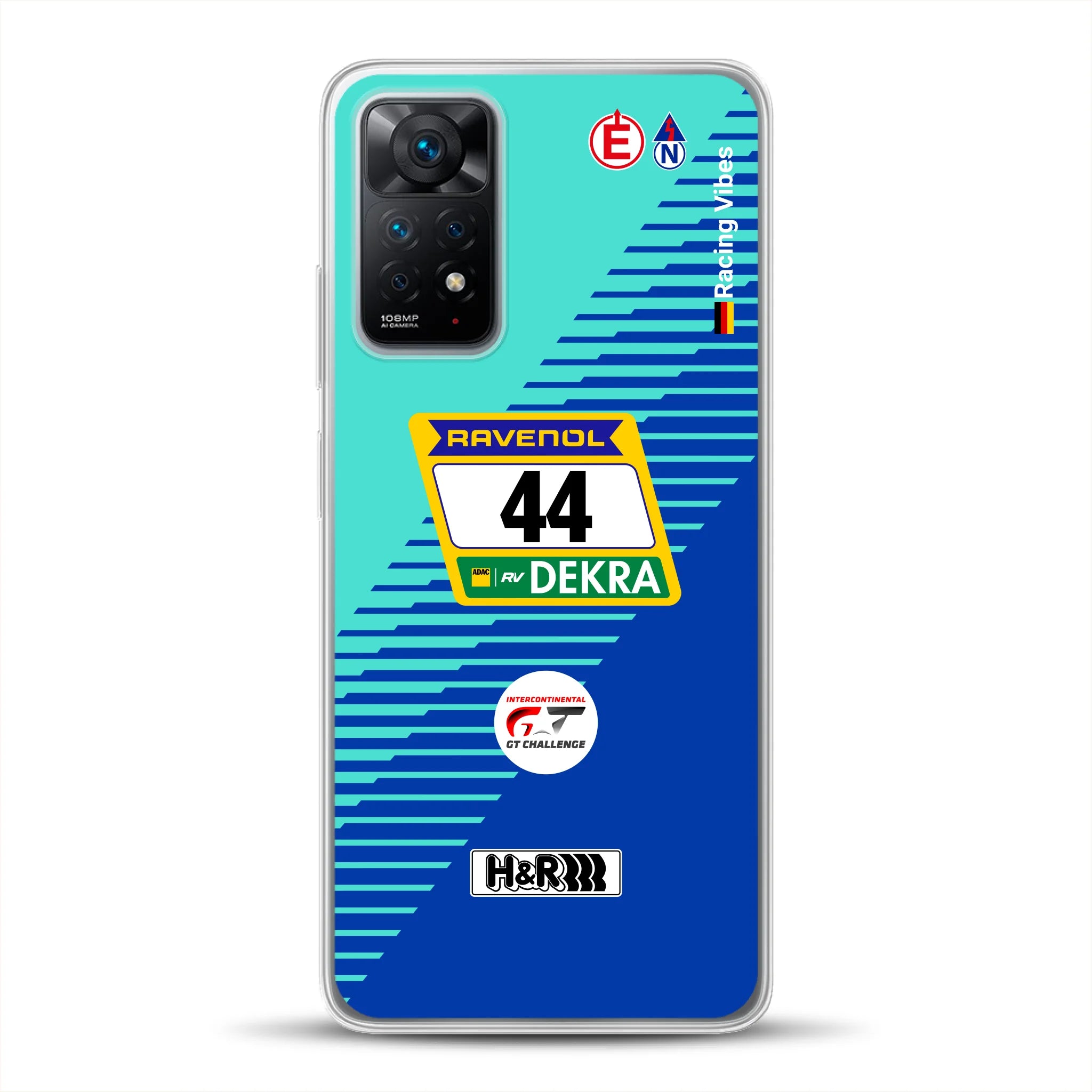 Porsche 911 GT3 R #44 24h Nürburgring Livery - Housse de téléphone portable personnalisée pour Xiaomi