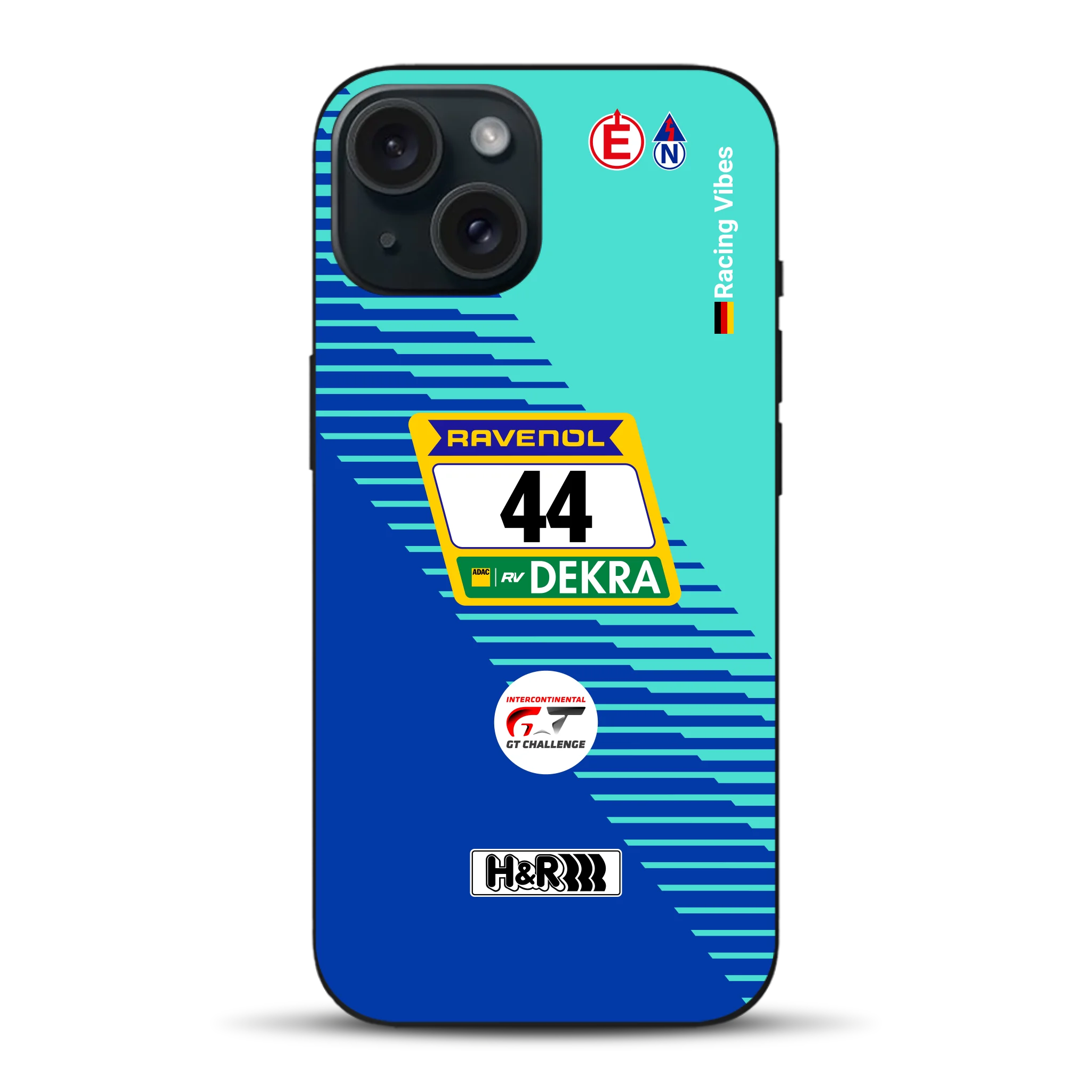Porsche 911 GT3 R #44 24h Nürburgring Livery - Individuelle Handyhülle für iPhone