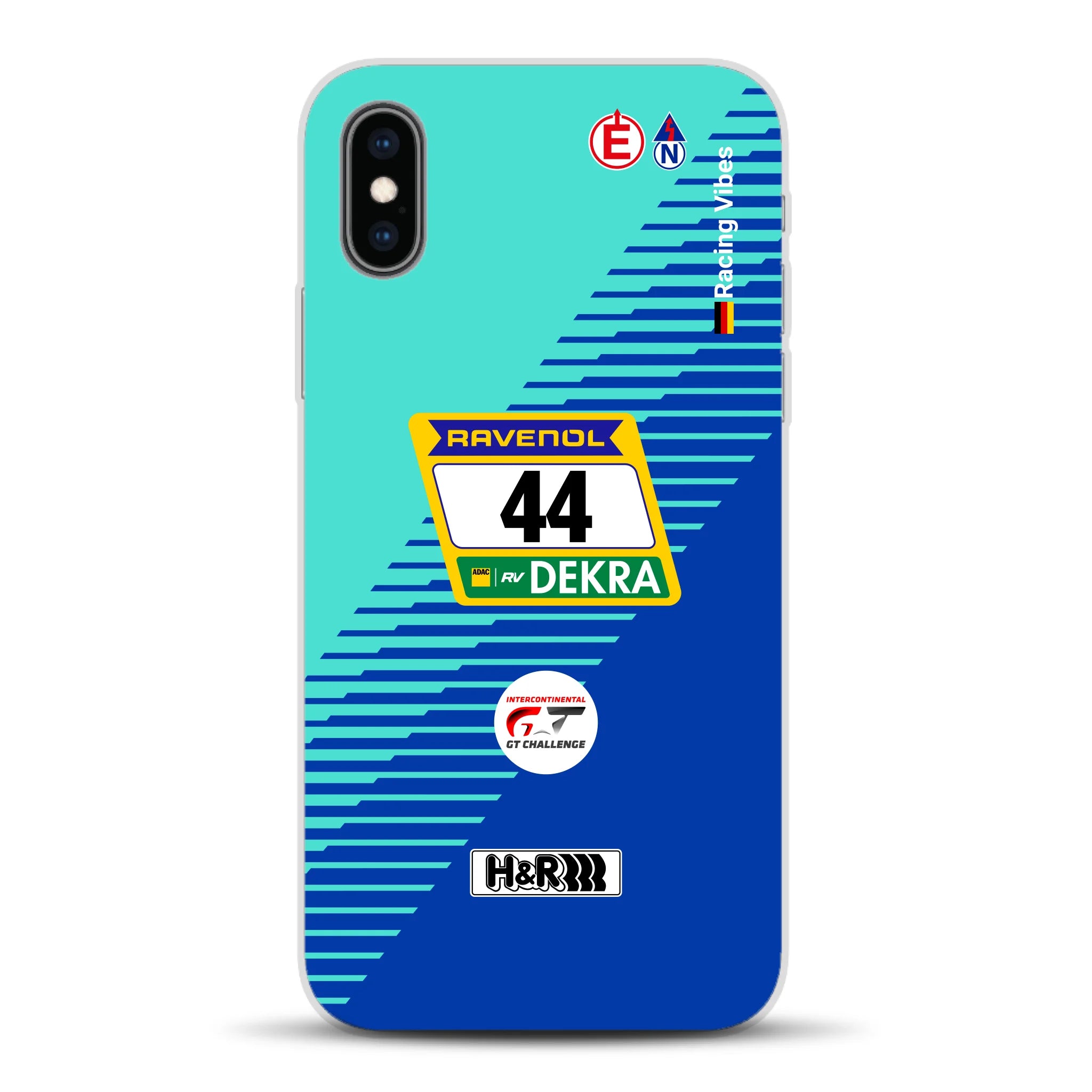 Porsche 911 GT3 R #44 24h Nürburgring Livery - Custodia per cellulare personalizzata per iPhone