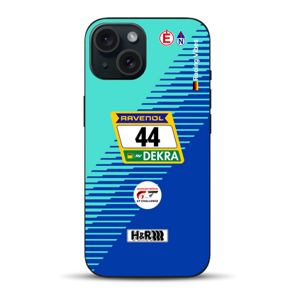 Porsche 911 GT3 R #44 24h Nürburgring Livery - Individuelle Handyhülle für iPhone