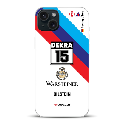 M3 E30 #15 DTM Champion 1989 Livery - Custodia per cellulare personalizzata per iPhone