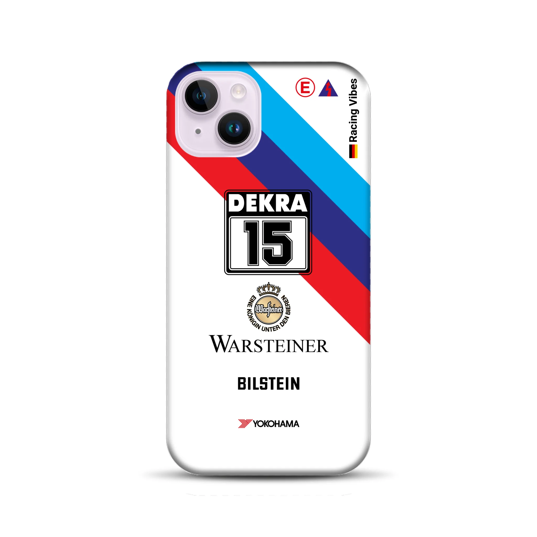 M3 E30 #15 DTM Champion 1989 Livery – Custodia premium personalizzata per iPhone
