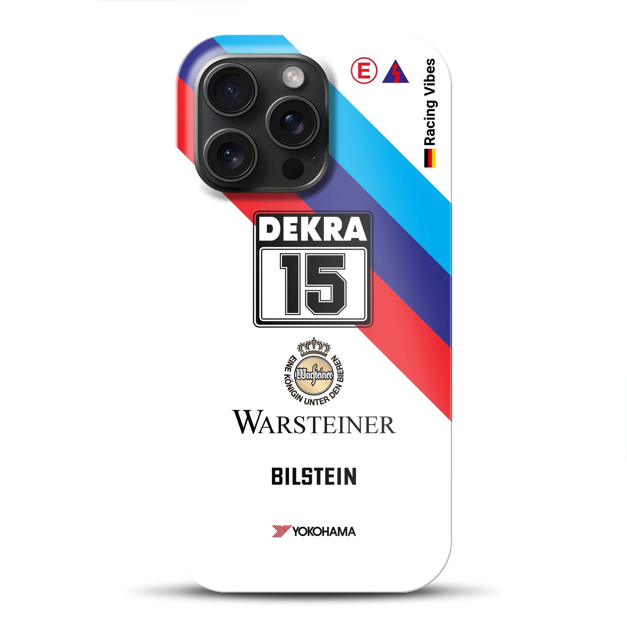 M3 E30 #15 DTM Champion 1989 Livery – Custodia premium personalizzata per iPhone