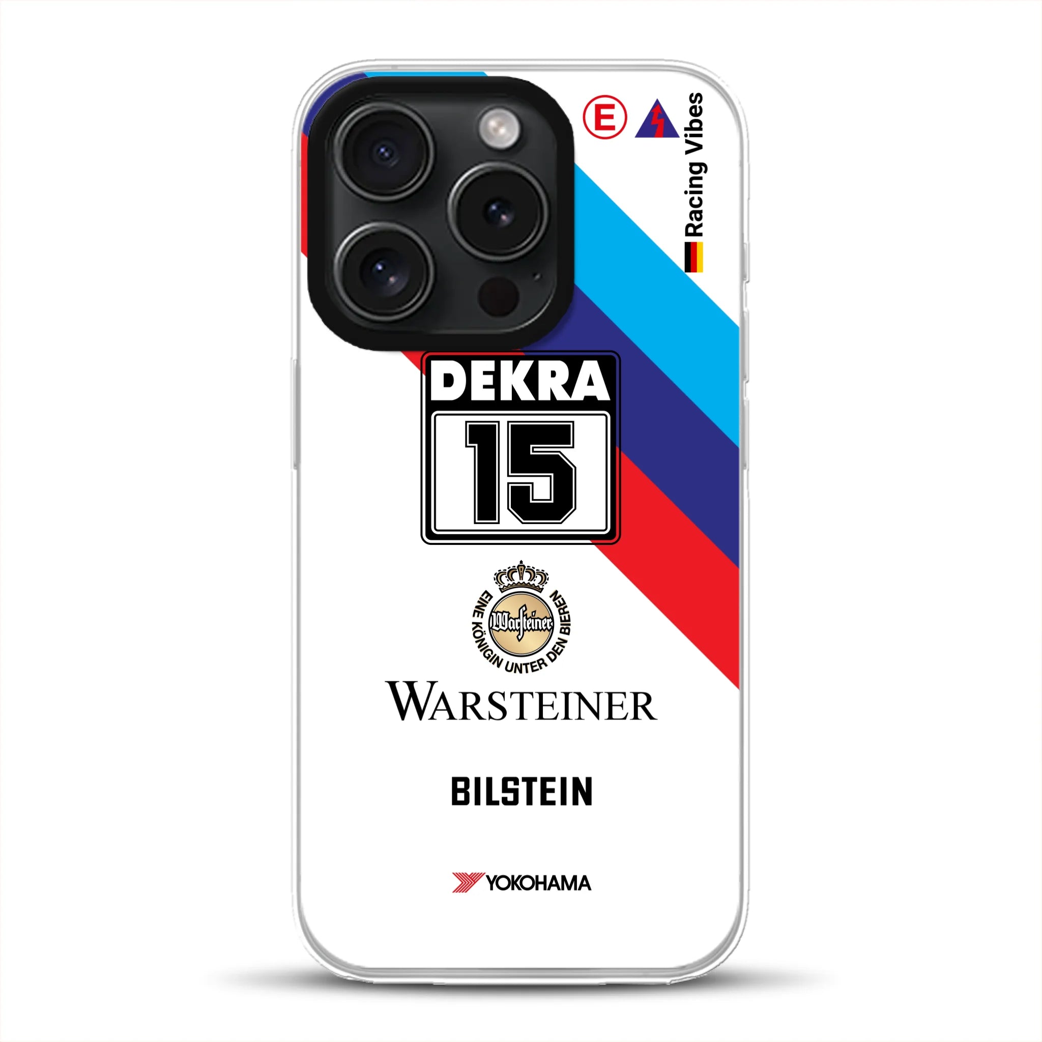 M3 E30 #15 DTM Champion 1989 Livery - Custodia per cellulare personalizzata per iPhone