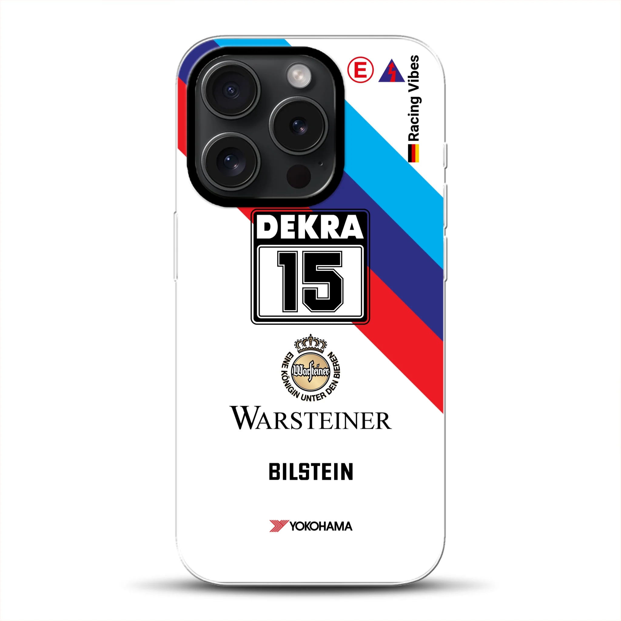 M3 E30 #15 DTM Champion 1989 Livery - Custodia per cellulare personalizzata per iPhone