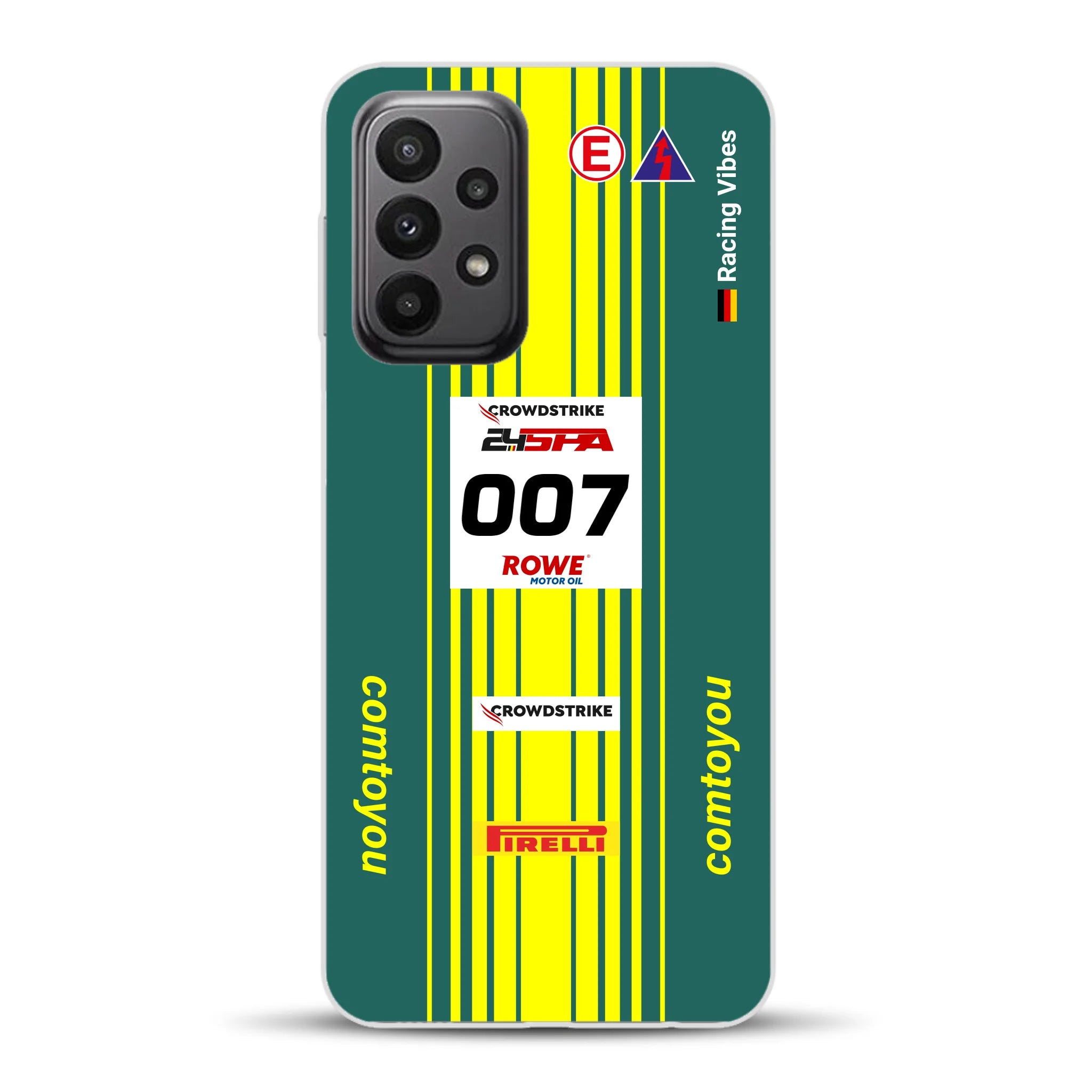 Vantage AMR GT3 Evo #007 Livery - Housse de téléphone portable personnalisée pour Samsung