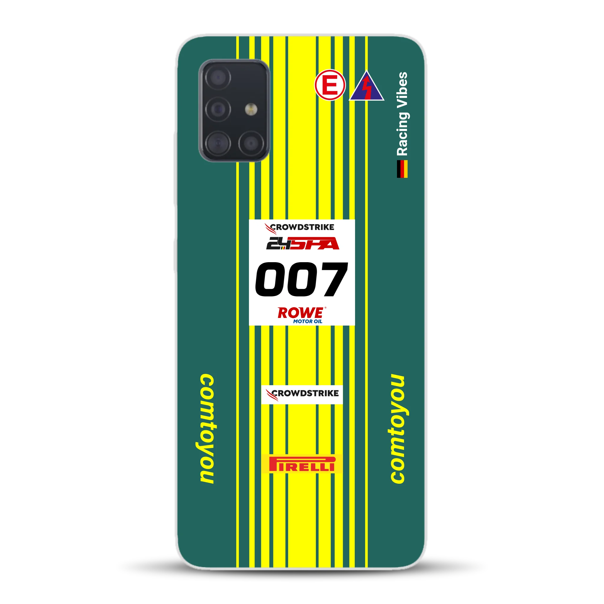 Vantage AMR GT3 Evo #007 Livery - Housse de téléphone portable personnalisée pour Samsung