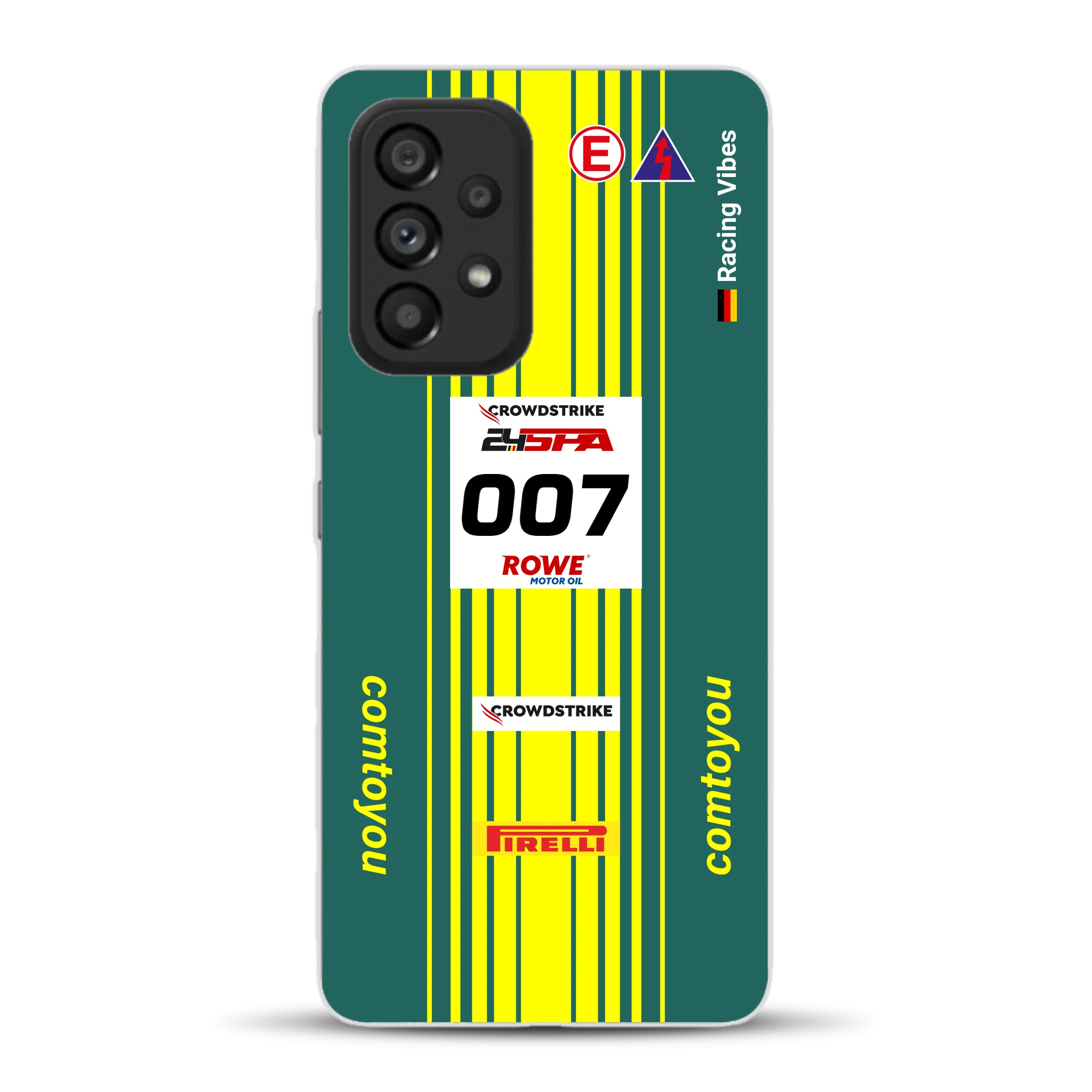 Vantage AMR GT3 Evo #007 Livery - Housse de téléphone portable personnalisée pour Samsung